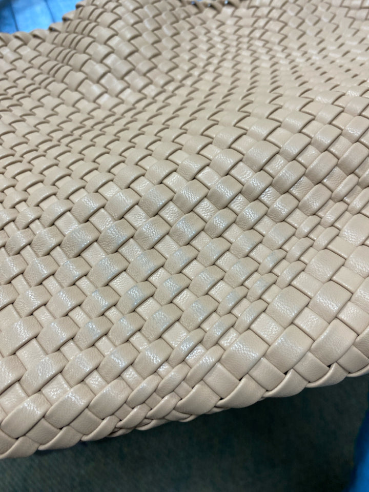 Tan Woven Handbag
