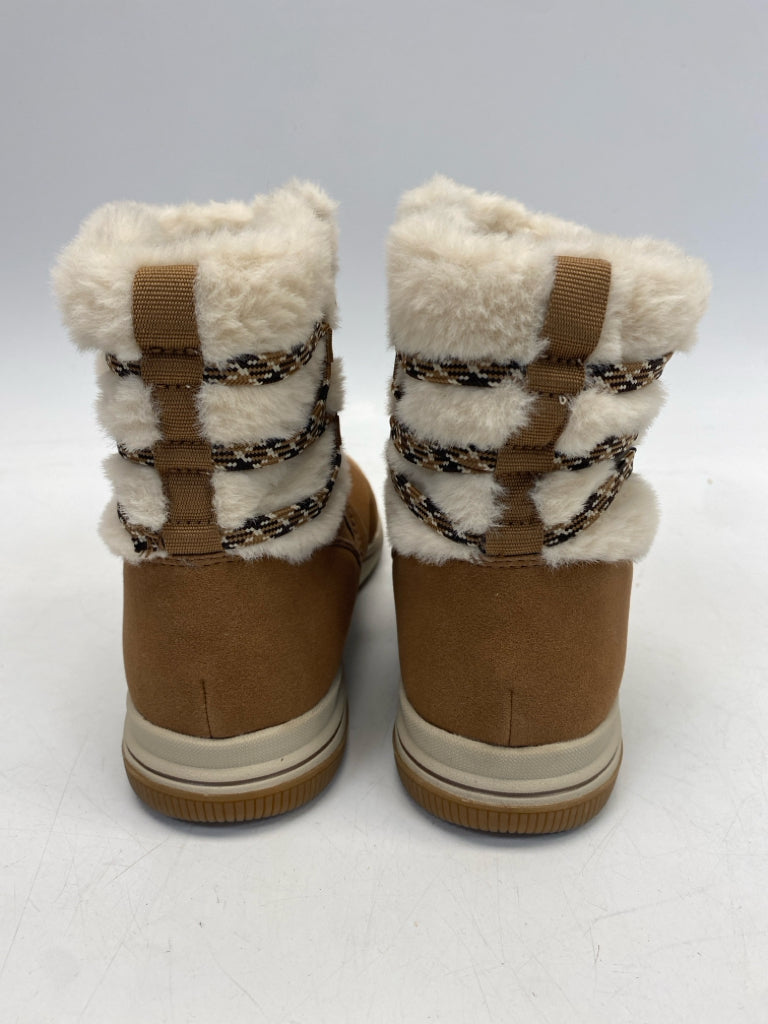 Clarks US Shoe Size 10 Brown Beige Lined Boots