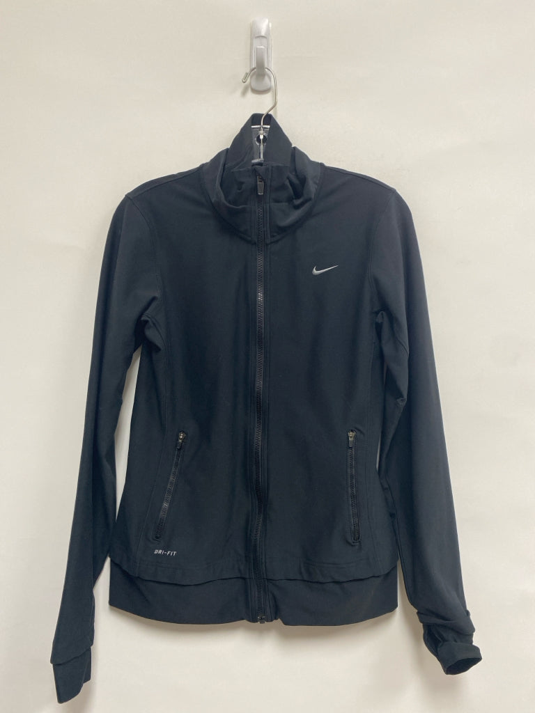 Nike Size M Black Zip Down Athletic Jacket