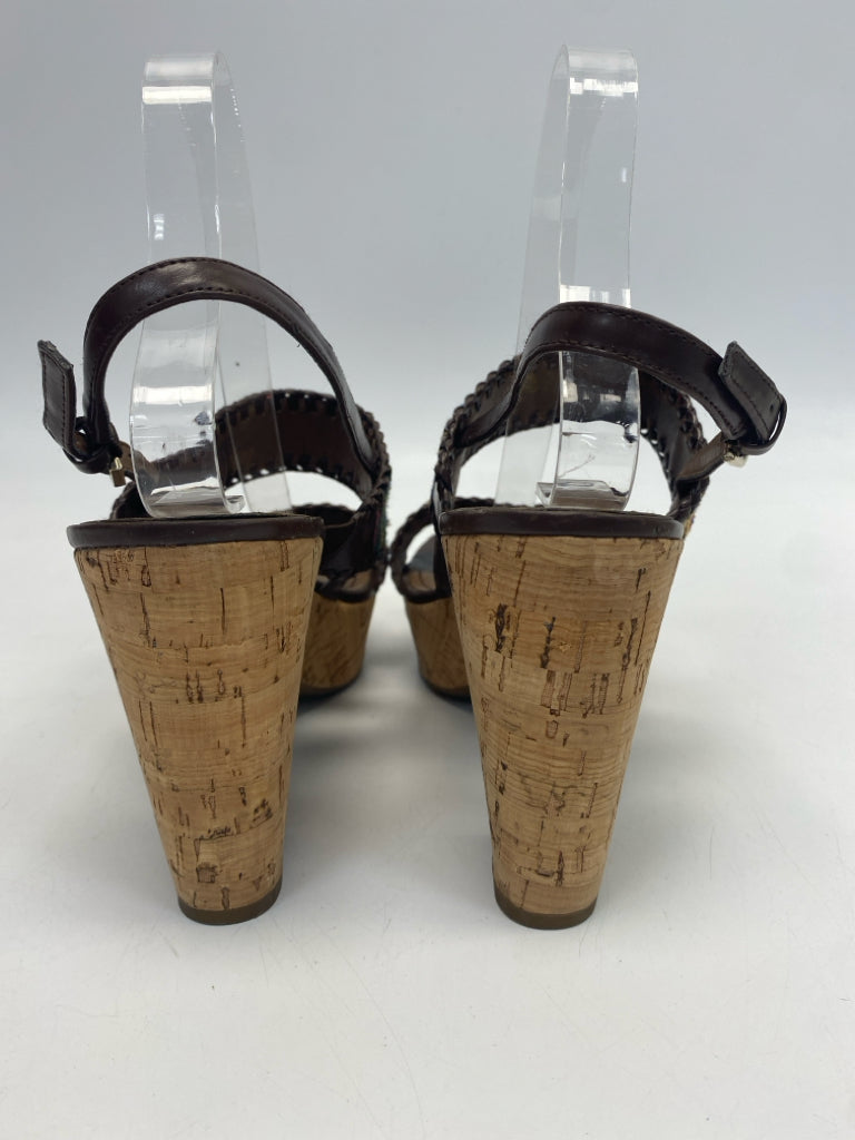 Franco Sarto  Size 10 Brown Multi-Color Sandals