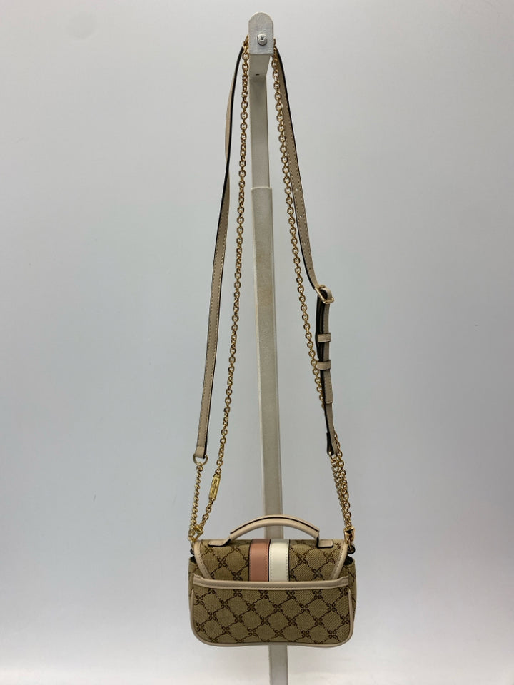 Nine West  Size Brown Print Crossbody