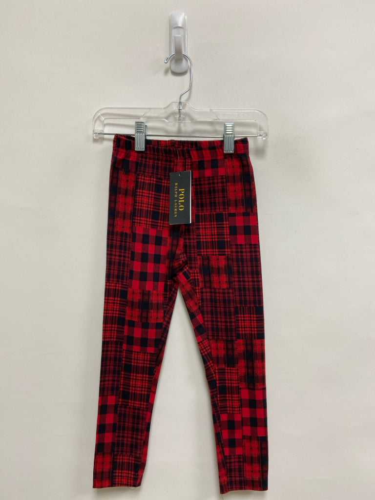 NWT Polo SIZE 5 Red Black Plaid Girl&