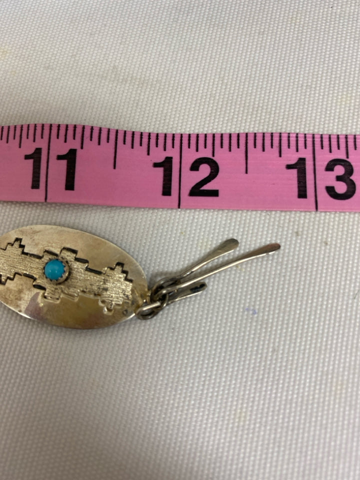 Silver Turquoise Stones Necklace