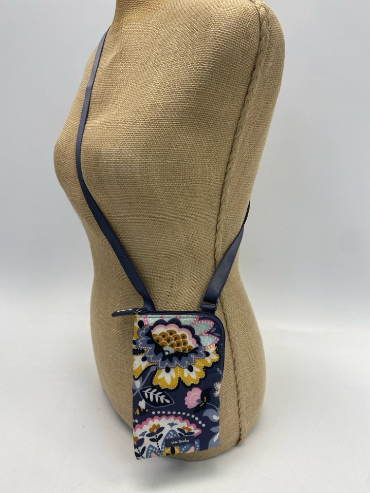 Vera Bradley Purple Multi-Color Flower(s) Crossbody