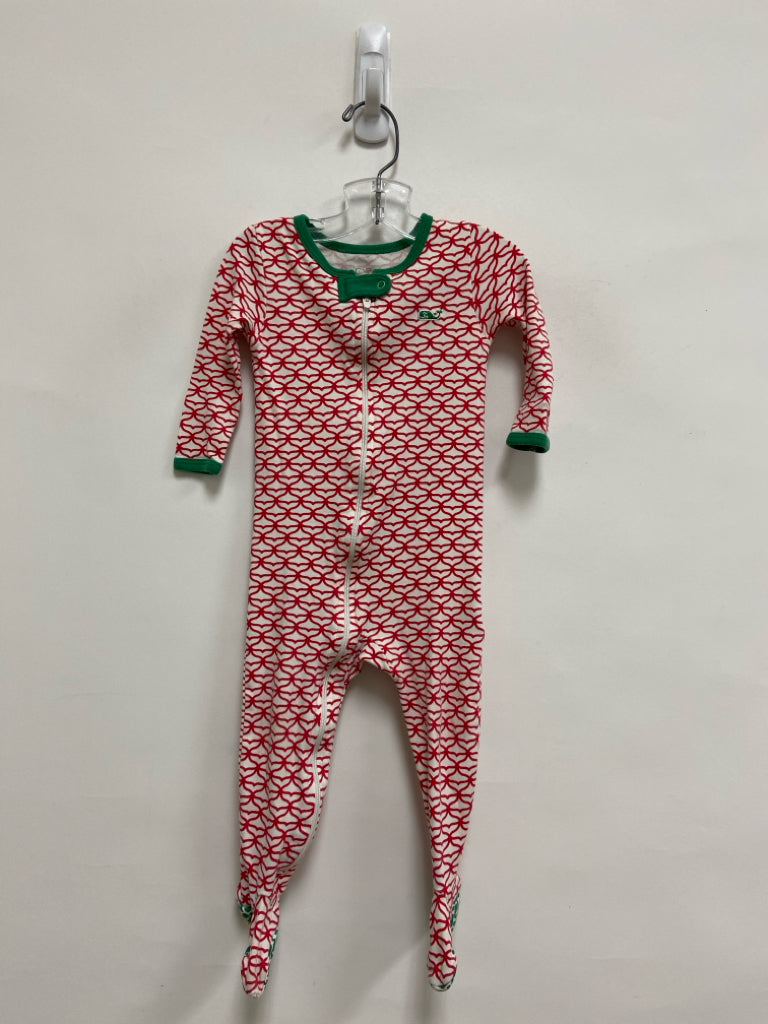 Vineyard Vines SIZE 12-18M White/Red Boy&