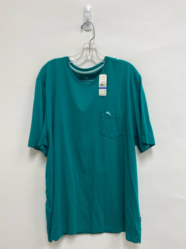 NWT Tommy Bahama Size XL Teal Green Men&