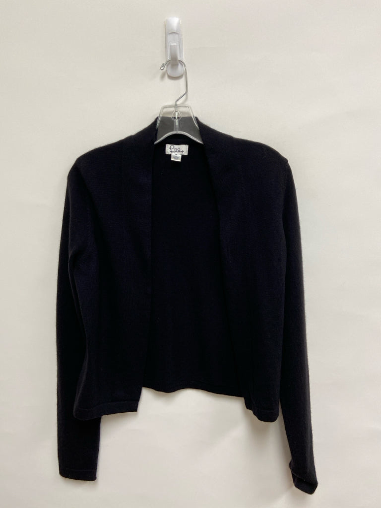 LILLY PULITZER Size M Black Drape Cashmere Ladies Sweater
