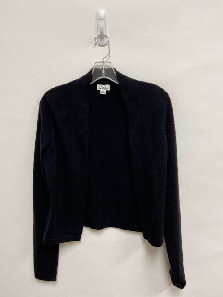 LILLY PULITZER Size M Black Drape Cashmere Ladies Sweater