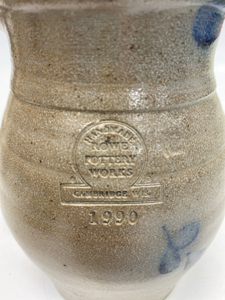 Gray Blue Hearts Pottery Pottery