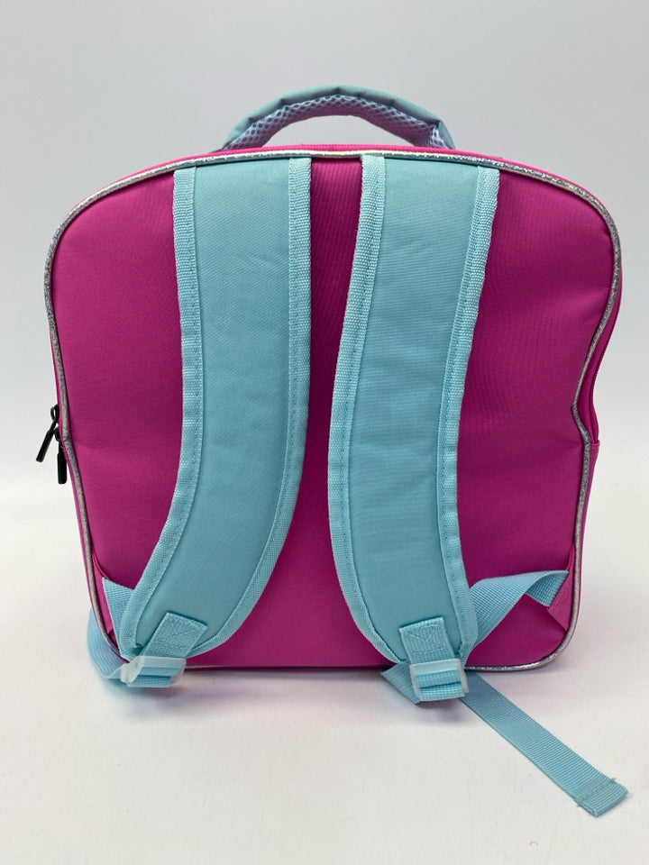 Lakeshore SIZE Blue Pink Unicorns Kids Backpack
