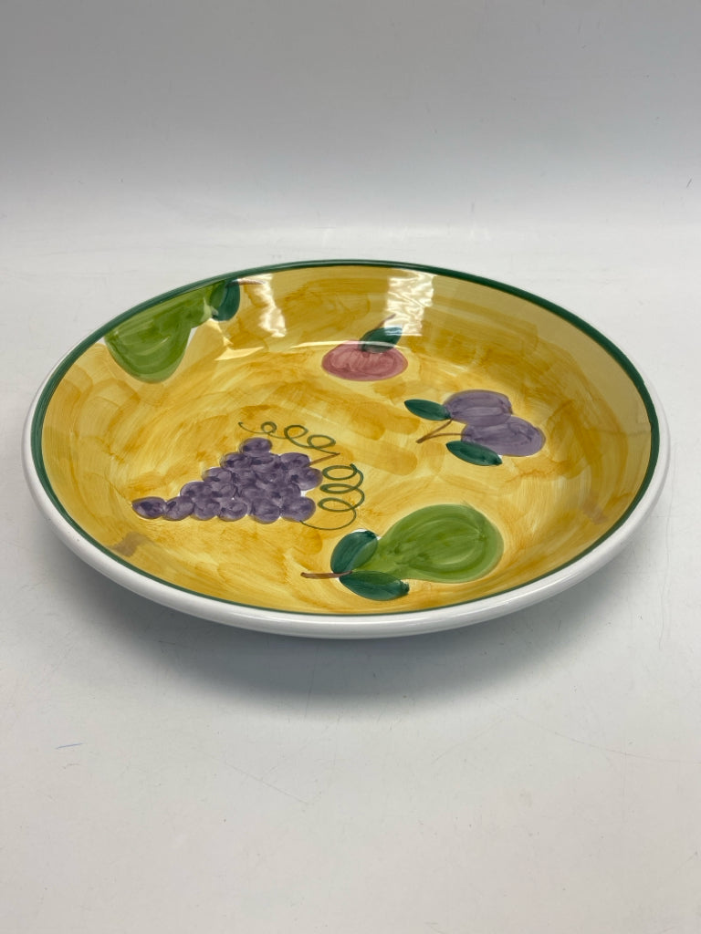 Yellow/White Multi Color Fruit Bowl(s)