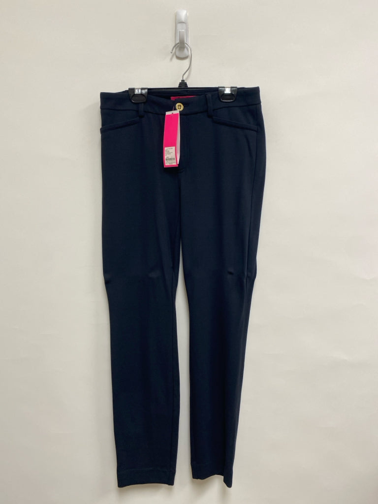 NWT LILLY PULITZER Size 4 Black Ladies Pants
