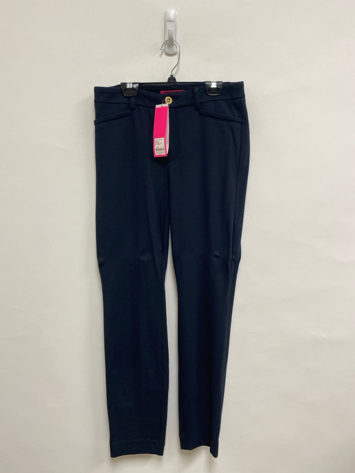 NWT LILLY PULITZER Size 4 Black Ladies Pants