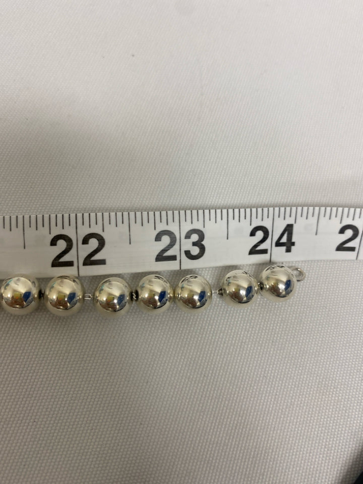 Tiffany &amp; Co. Silver Beaded Necklace