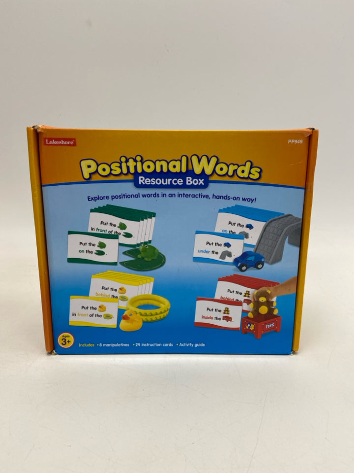 Lakeshore Positional Words Resource Box