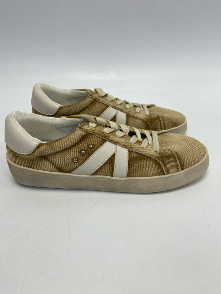 NWOT Corkys  Size 9 Brown Tan Lace-up Sneakers