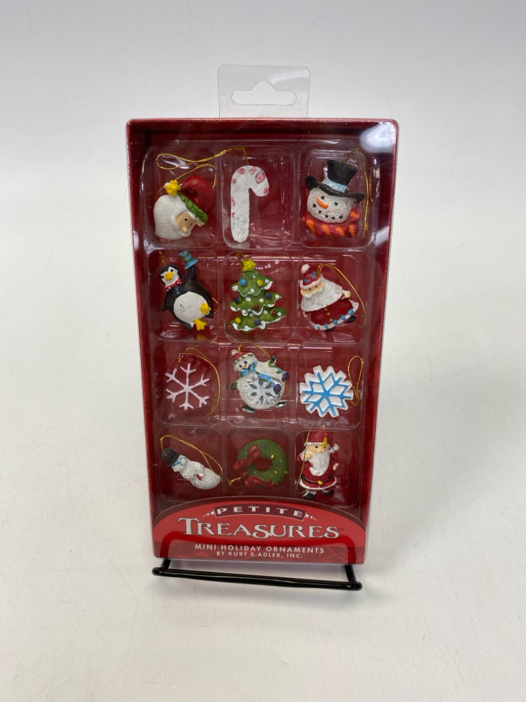 NEW/BOX Kurt Adler Multi Color Ornaments