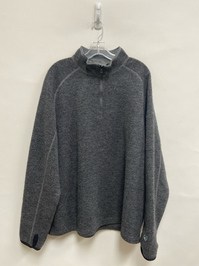 Kuhl Size XXL Charcoal Quarter Zip Men&