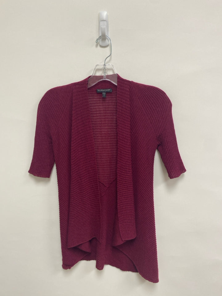 Eileen Fisher Size PP Raspberry Drape Petite Sweater