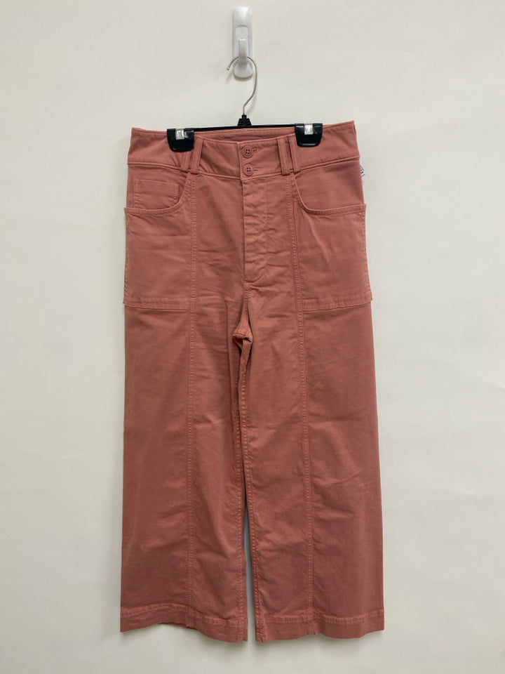 Pilcro Size 28 Coral Wide Leg Ladies Pants