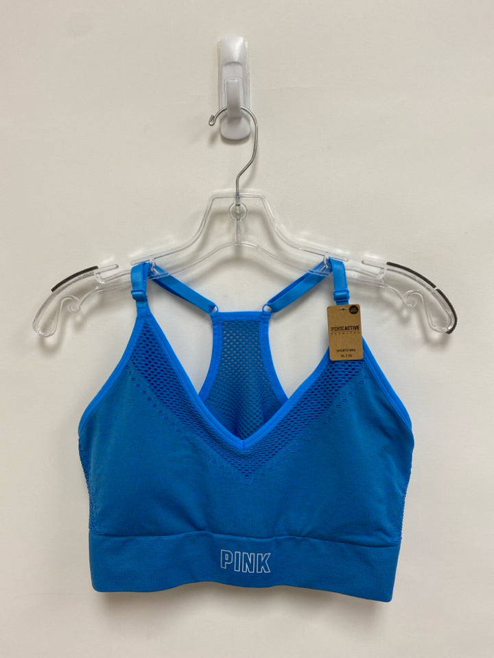 NWT Victoria Secret Size XL Turquoise Streaked Athletic  Bra