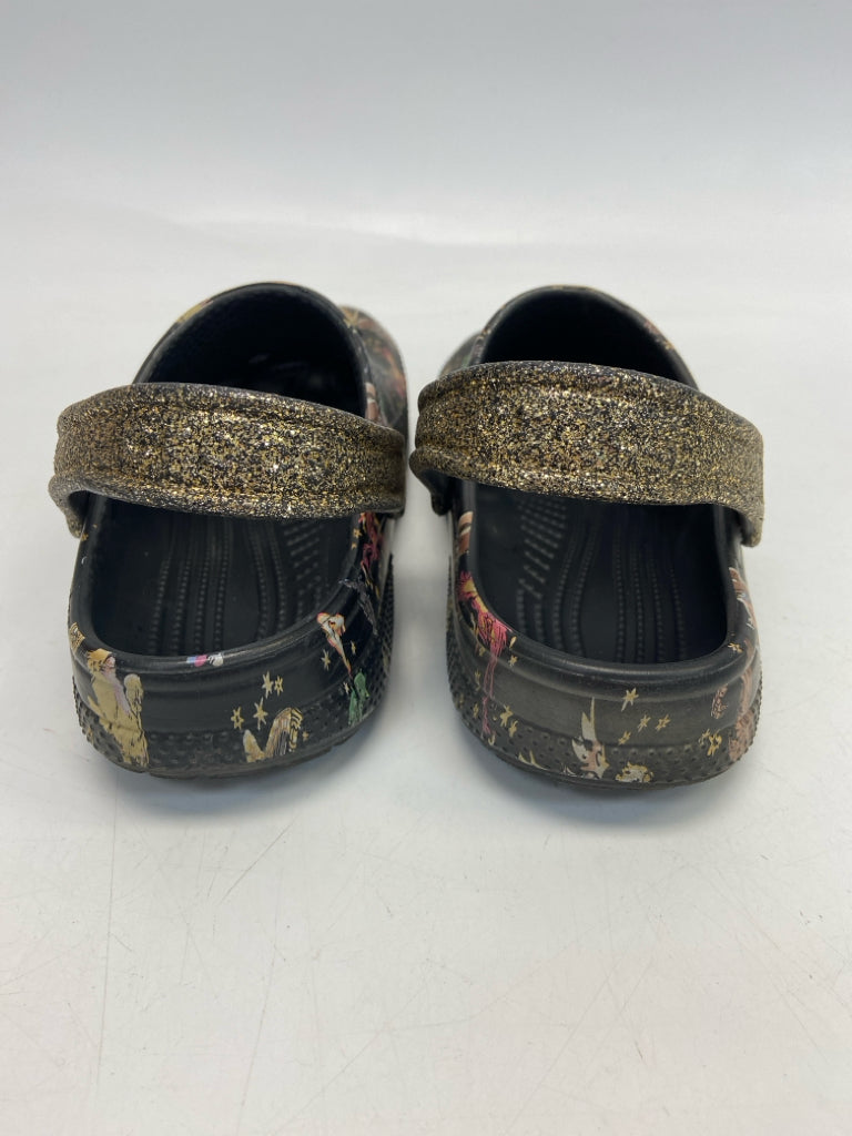 Crocs SIZE 3 Black Multi Color Harry Potter Girl&