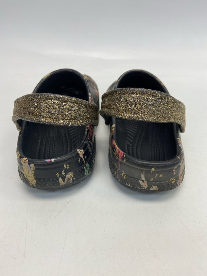 Crocs SIZE 3 Black Multi Color Harry Potter Girl&