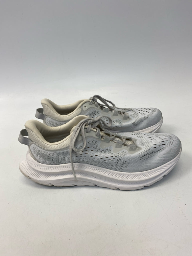 Hoka US Shoe Size 10 Pale Blue Lace-up Sneakers