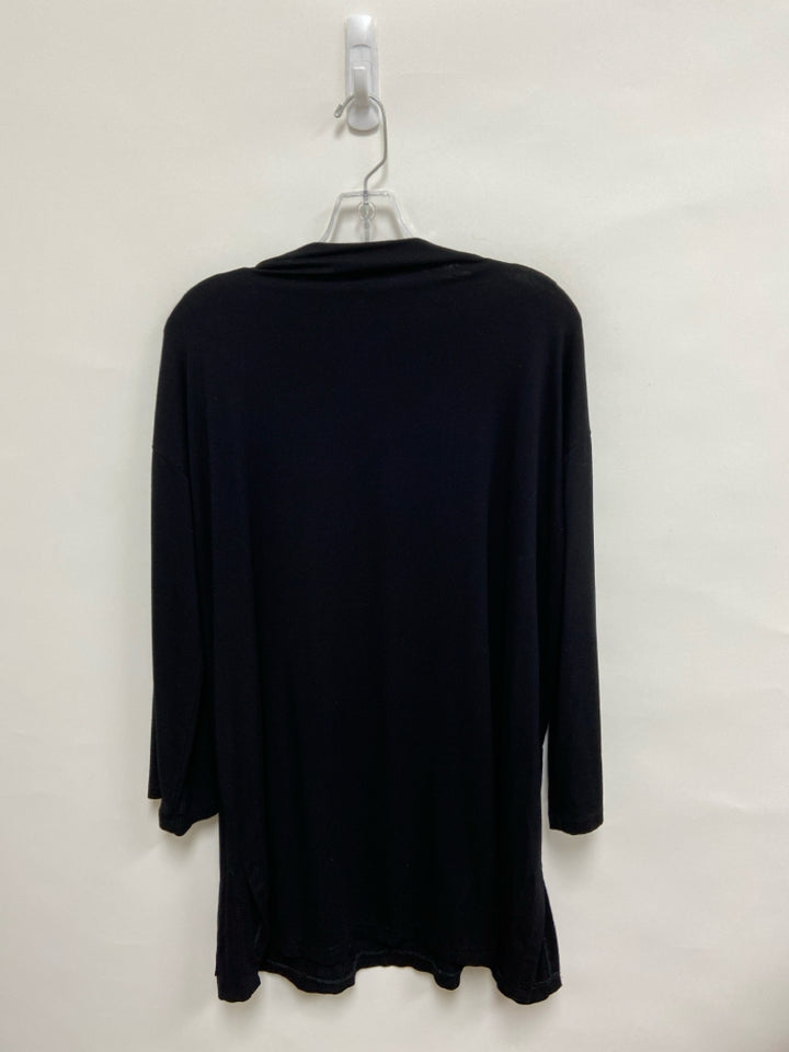Eileen Fisher Size M Black Tunic Ladies Top