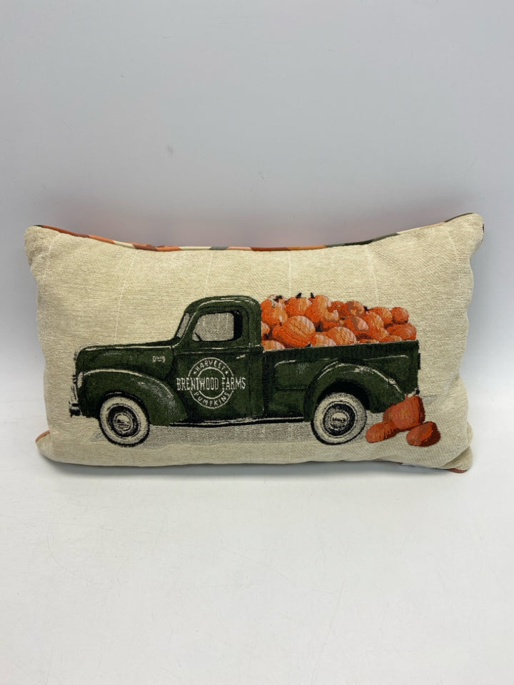 Orange/Red Pumpkin Truck Fall
