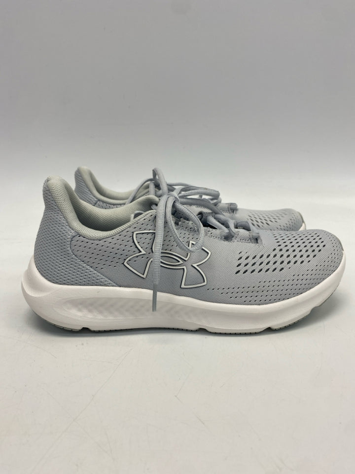 Under Armour  Size 8 Pale Gray Lace-up Sneakers