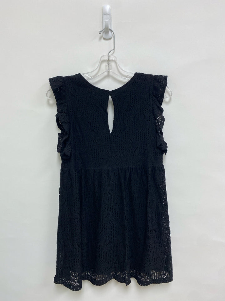 Judith March Size S Black Lace Sleeveless Ladies Romper