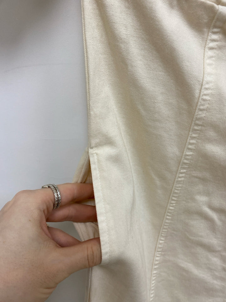 NWT Free People Size XS Ivory Puff Sleeve Ladies Dress