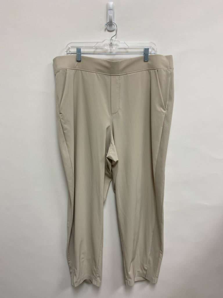 Athleta Size 18 Cream Plus Size Pants