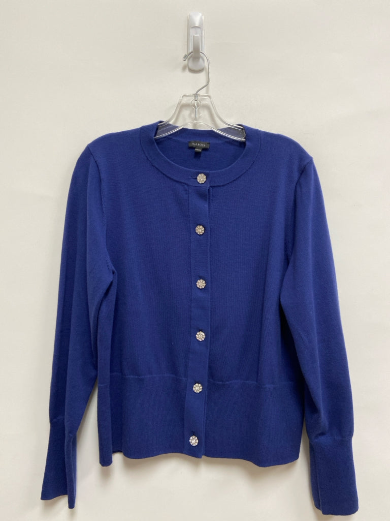 Talbots Size L Dark Blue Cardigan Ladies Sweater