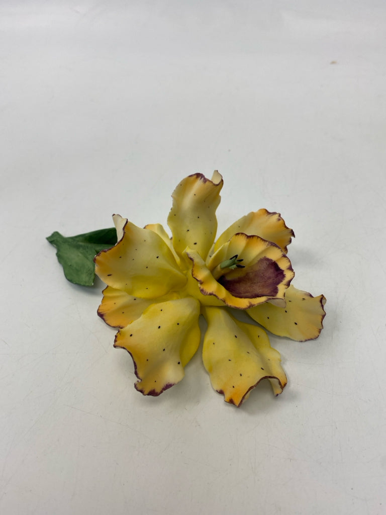 Capodimonte Yellow Figurine