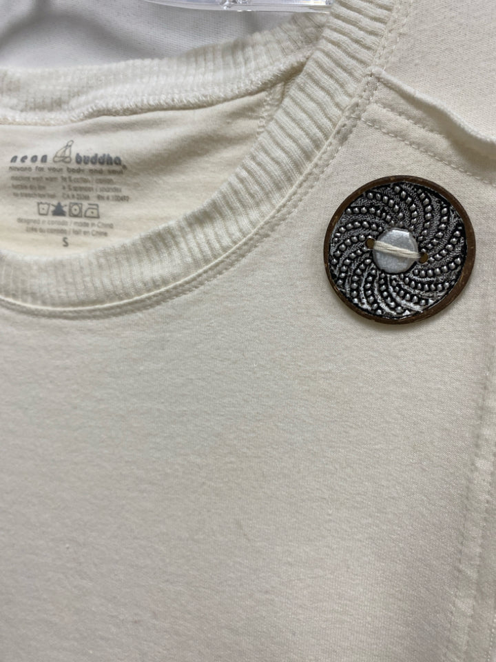 Neon Buddha Sage Cream Ladies Top