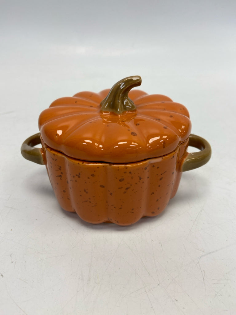 Orange Ceramic Candle