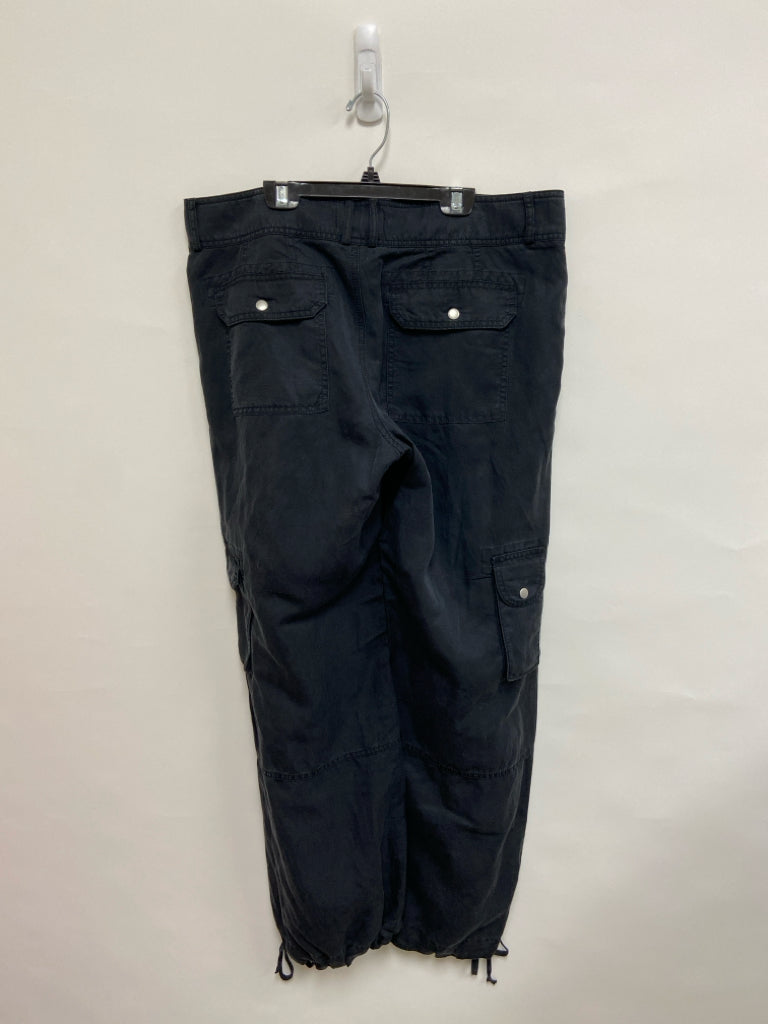 NWT Anthropologie Size 12 Black Cargo Ladies Pants