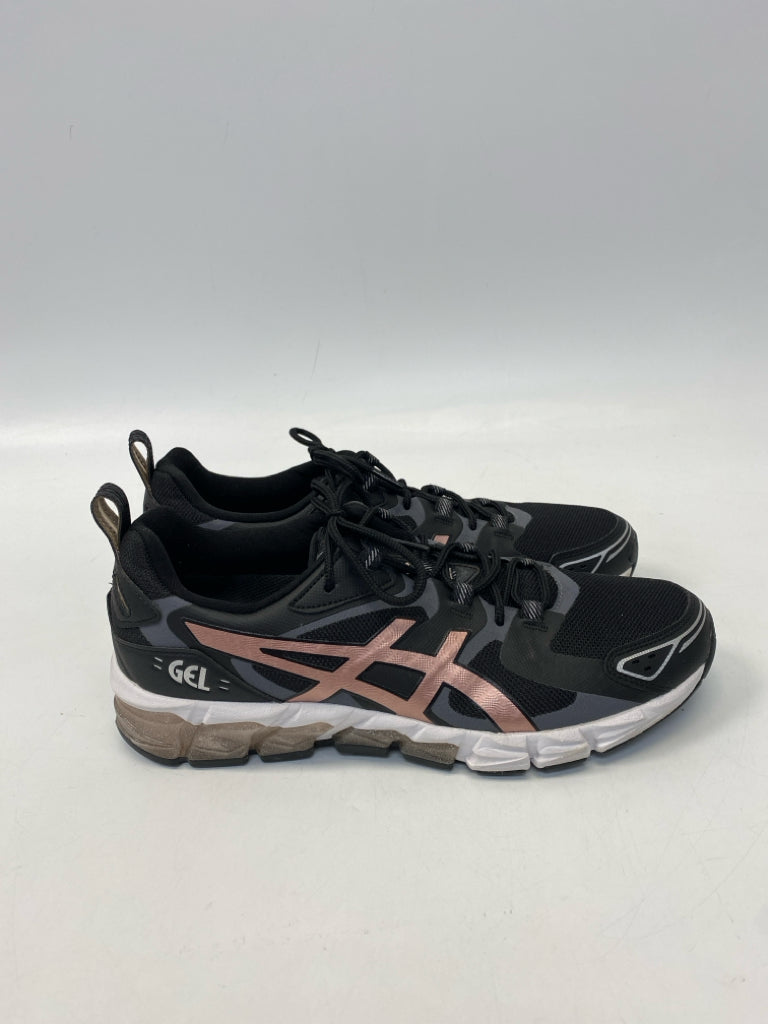 Asics  Size 11.5 Black Lace-up Sneakers