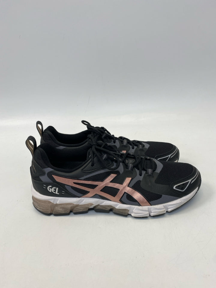 Asics  Size 11.5 Black Lace-up Sneakers