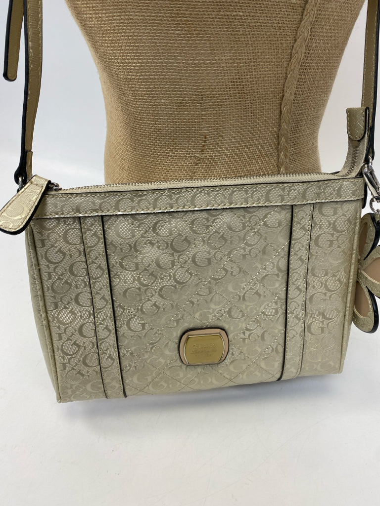 Guess Champagne Signature Crossbody