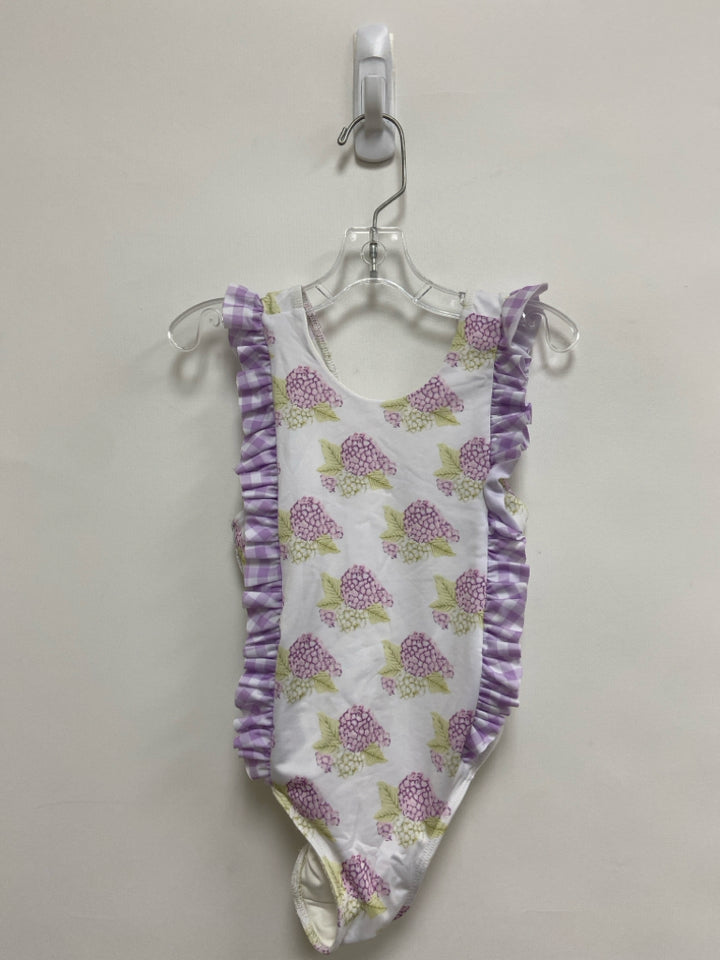 SIZE 4T White Lavender/Green Girl&