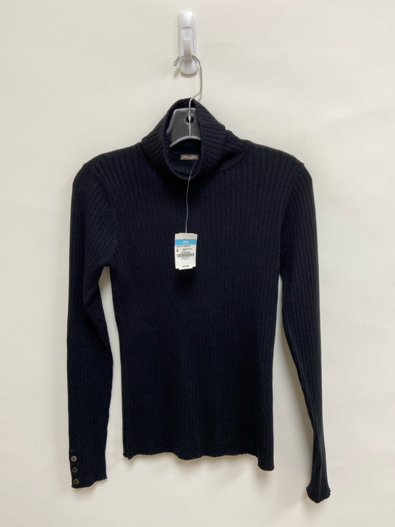 NWT J McLaughlin Size S Black Ribbed Turtleneck Ladies Sweater