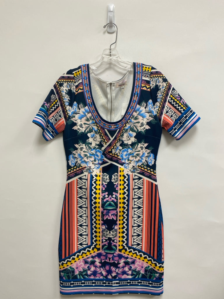 NWT Jealous Tomato Size L Blue White/Multi Assorted Print Ladies Dress