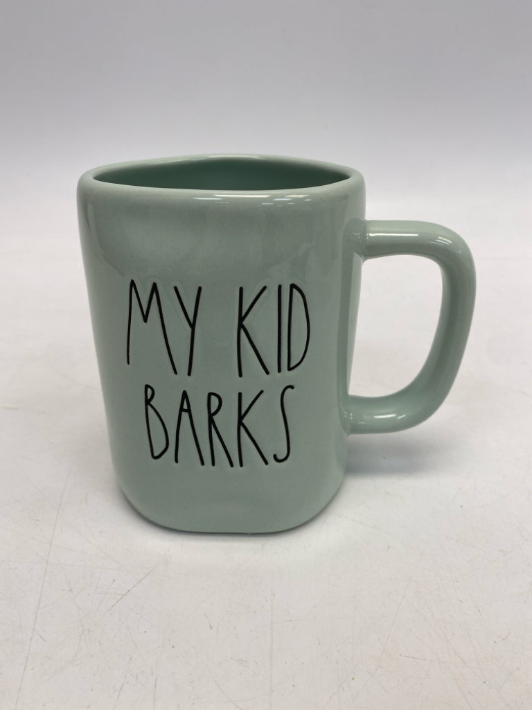 Rae Dunn Green Coffee Mug
