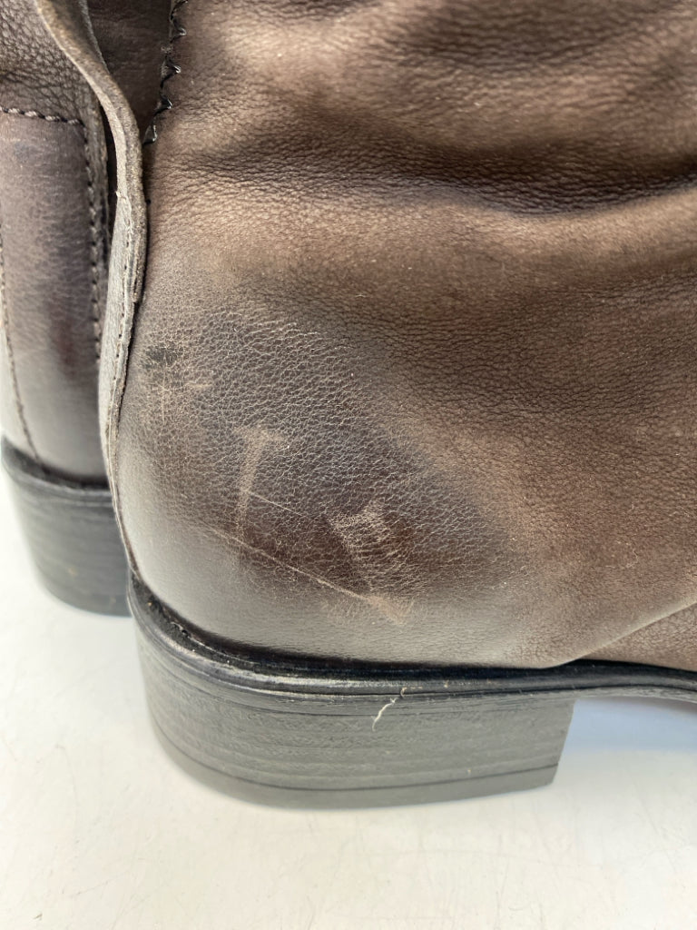Miz Mooz EU Shoe Size 39 Brown Side Zipper Boots
