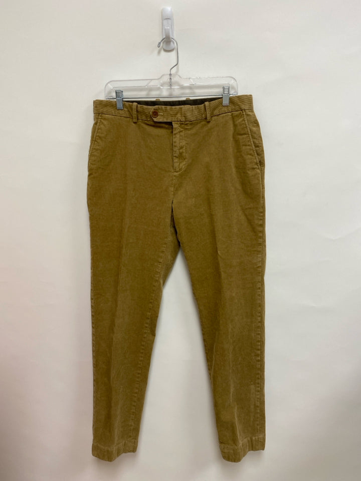 Brooks Brothers Size 35 Tan Corduroy Men&