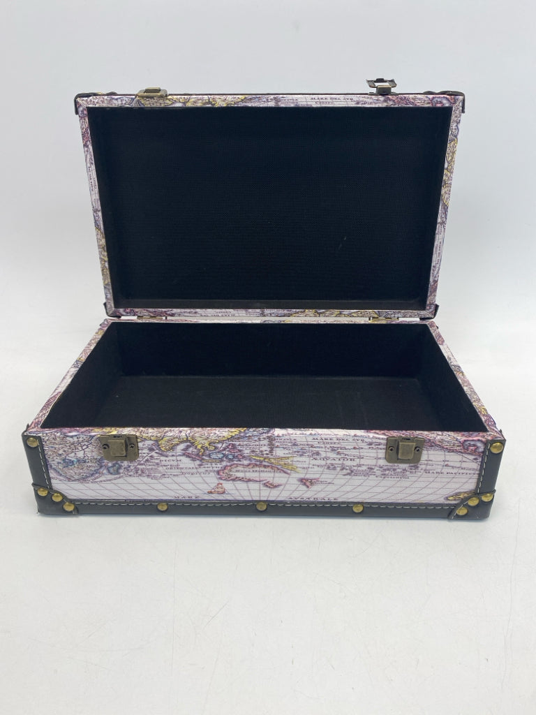 White/Black Multi Color Maps Box