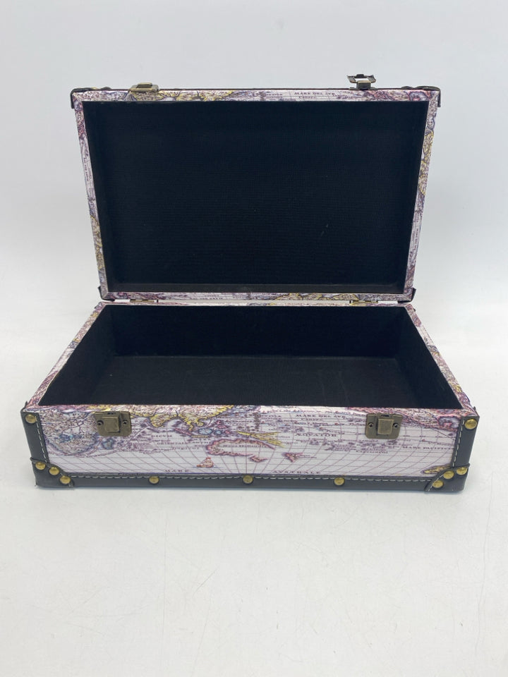 White/Black Multi Color Maps Box